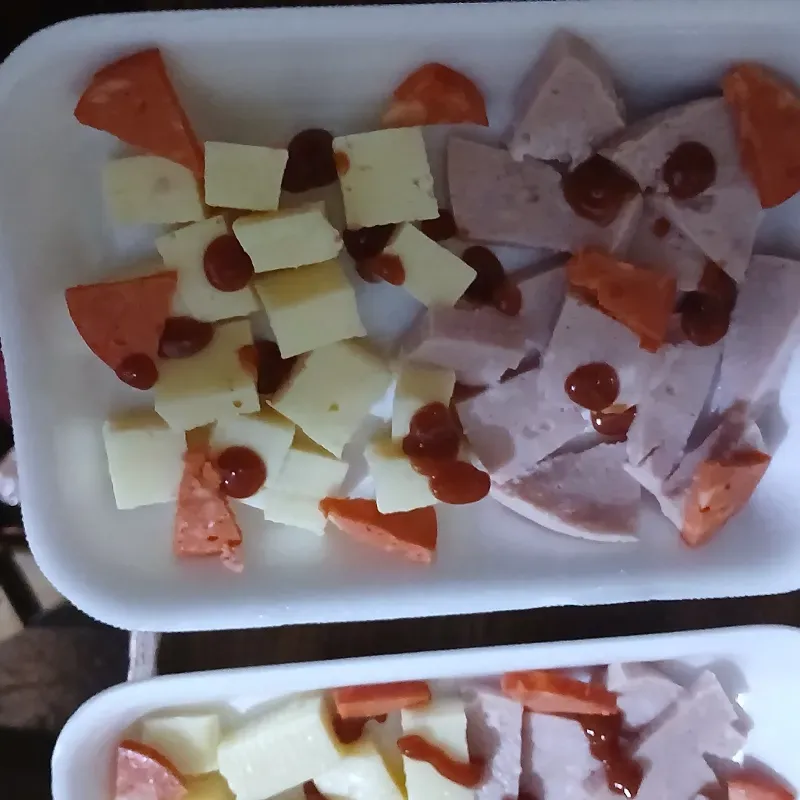 Entremes de jamón y queso 