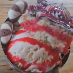 Helado con cake