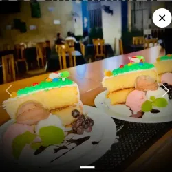 Helado con cake
