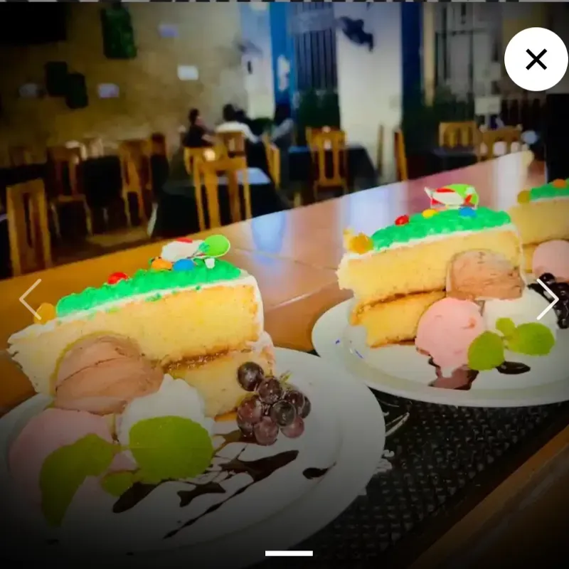 Helado con cake