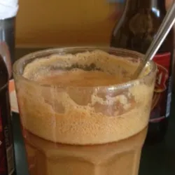 Malta con leche condensada