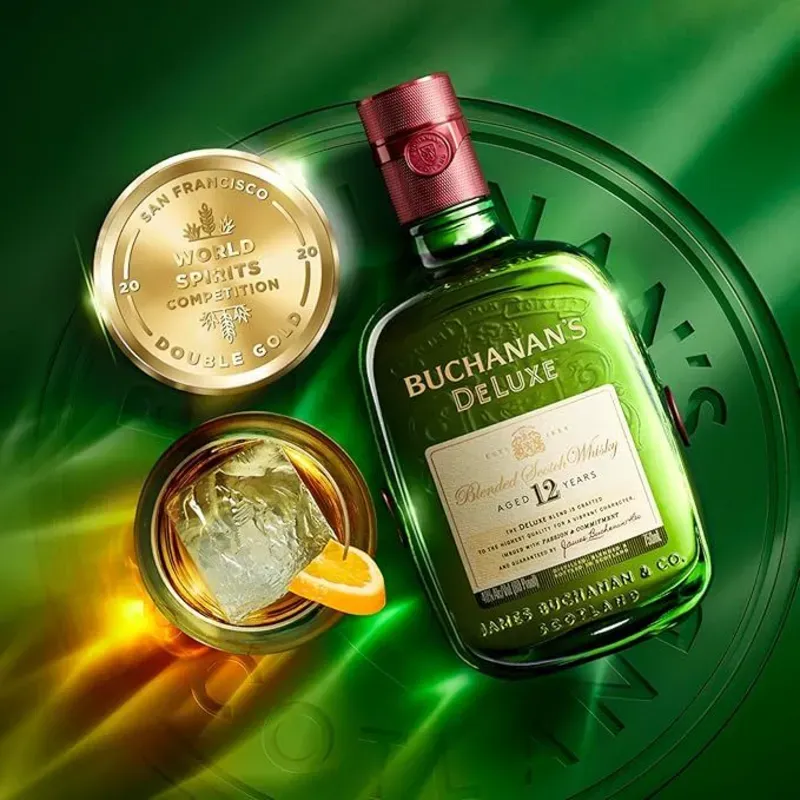 Botella Buchana's Delux 12 Años