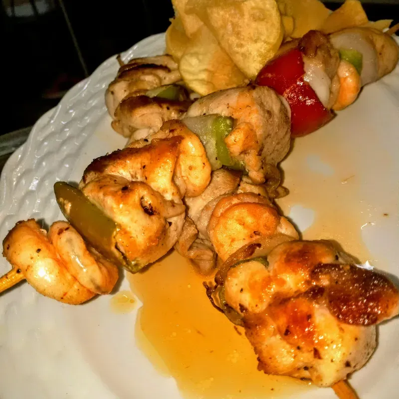 Brochetas de Pollo