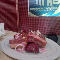 Costillas ahumadas fritas