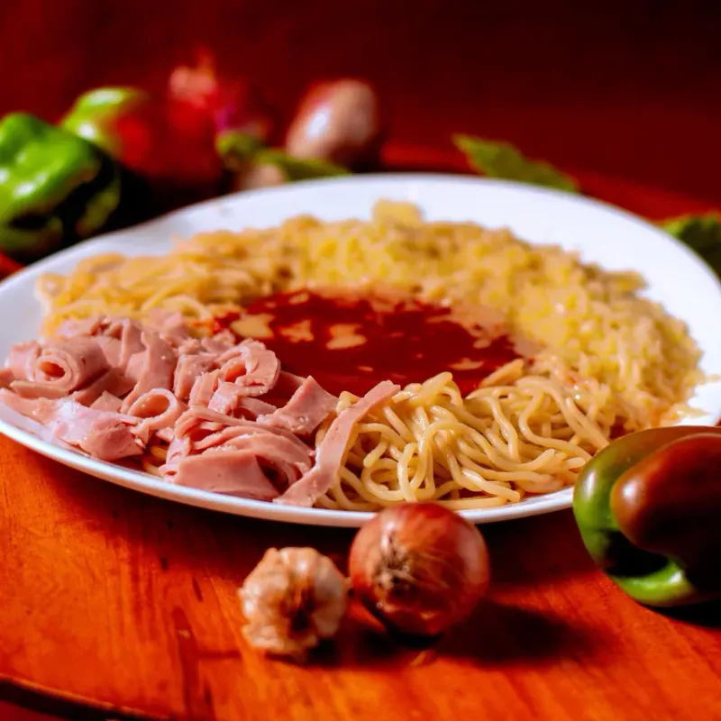 Spaguetti base gouda