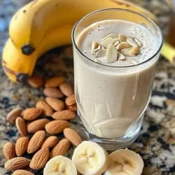 Batido proteico platano frutos secos