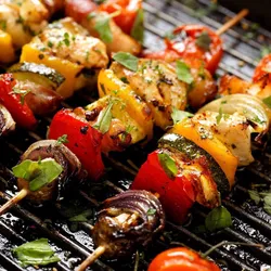 Brocheta a la barbacoa