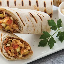 Burrito mixto de mariscos