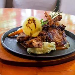 Chuletas de cerdo a la brasa 