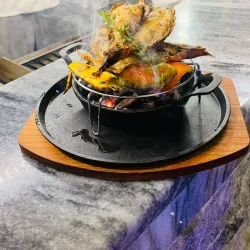 Langosta al carbón 