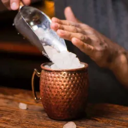 Preparación con Moscow Mule 