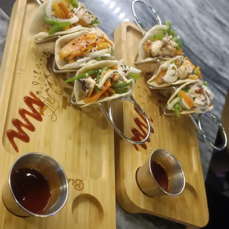 Taco mixto de mar