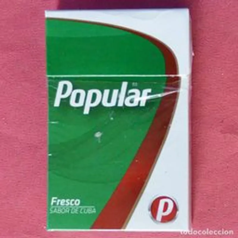 Cigarrillos Popular c/ filtro Verde