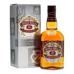 Botella de Whisky Chivas Regal 12 Años (etiqueta roja)