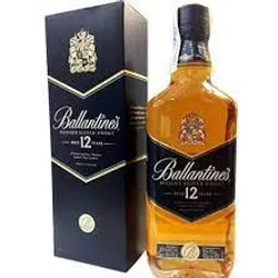 Trago de Whisky Ballantines 12 años