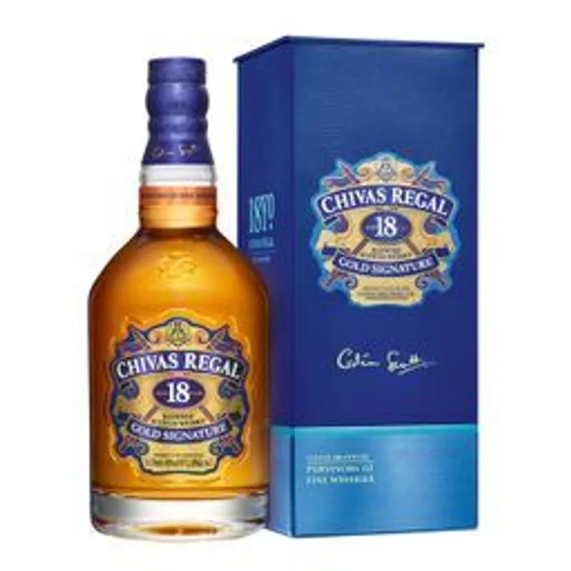 Trago de Whisky Chivas Regal 18 años 