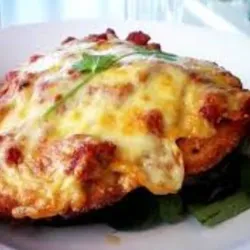 Pollo (Pechuga gratinada con JQ)