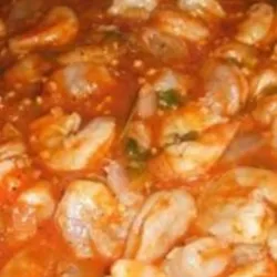 Agregado de camarón  enchilado
