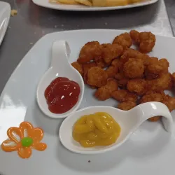 Camarones empanados