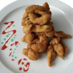 Eperlan de pescado empanado