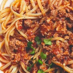 ESPAGUETTIS A LA BOLOÑESA