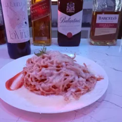Espaguettis queso