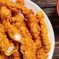 Julianas de pollo empanados