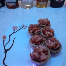 TOSTONES RELLENOS AL CAMARON