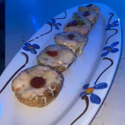 TOSTONES RELLENOS DE JAMON Y QUESO