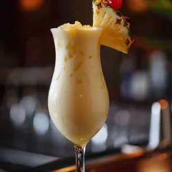 Piña colada con alcohol