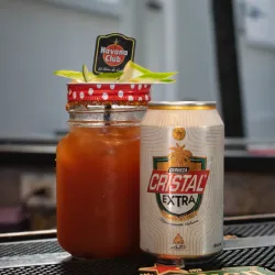 Michelada con Cristal Extra