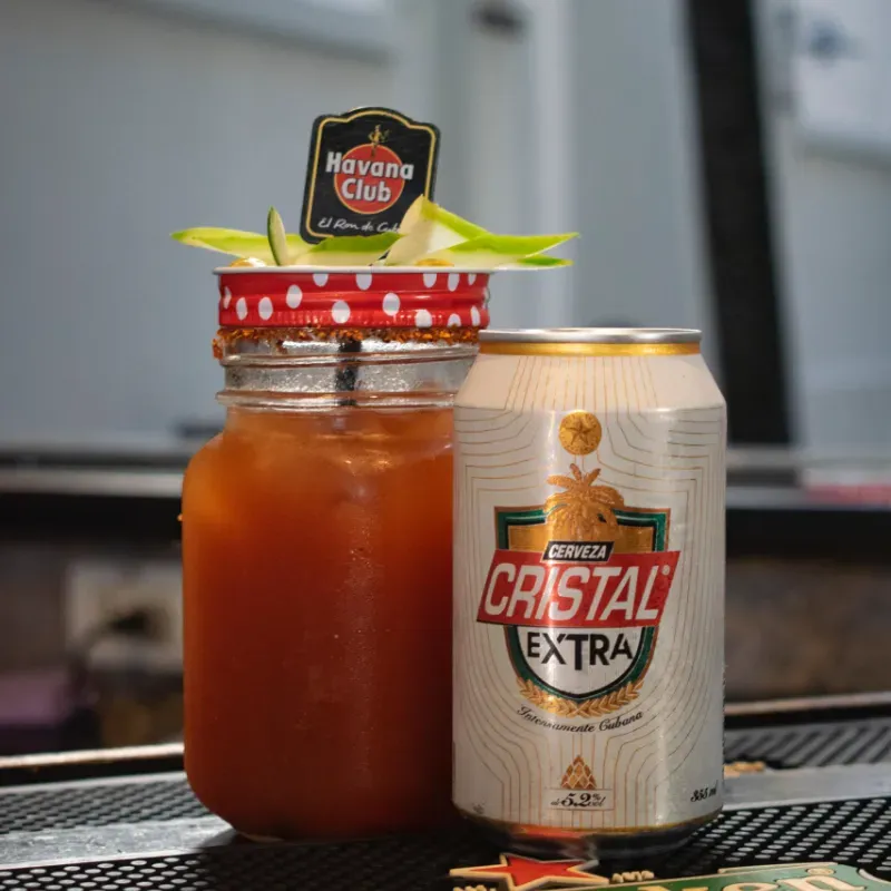 Michelada con Cristal Extra