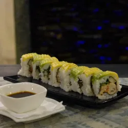 Sushi Uramaki de Langostino