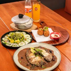 Rueda de Sierra en Salsa