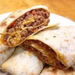 Burrito de carne molida