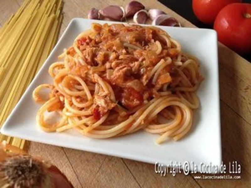 (QM) Espaguetis con Atún  