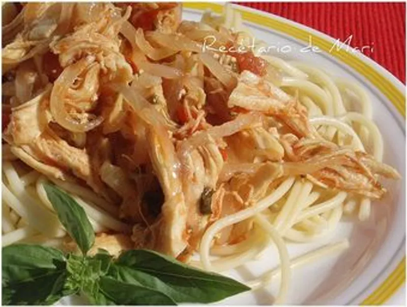 (QM) Espaguetis con Pollo  
