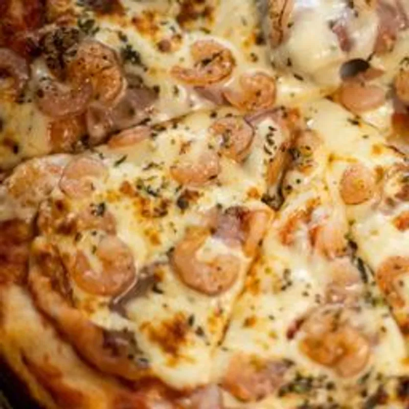 (QM) Pizza con Camarones 