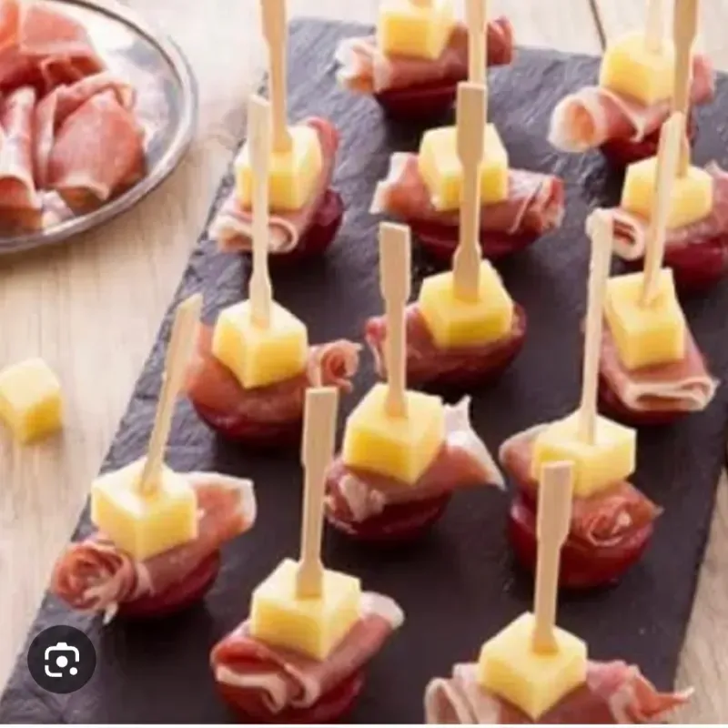 Entremes de jamon y queso 