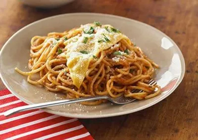 Espaguetis Napolitano 