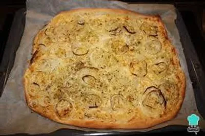 Pizza de cebolla