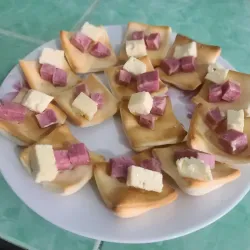 Galletas con Jamón y queso