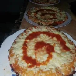 Pizza doble Queso grande