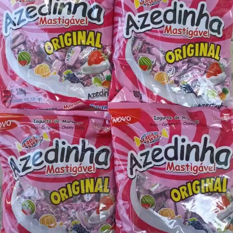 Paquetes de caramelos de yogurt