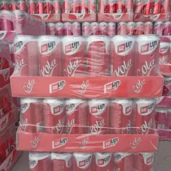 Refresco 330ml naranja , limón, piña ,manzana ,uva, mango 'fresa y cola