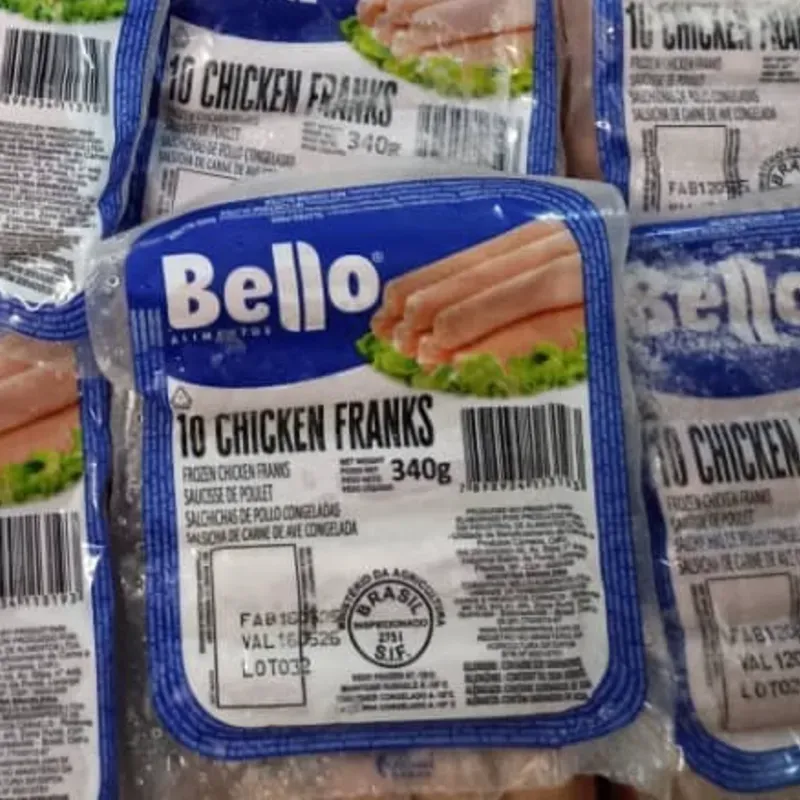 Salchichas de pollo 10U