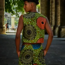 Juego de chaleco y pantaloneta