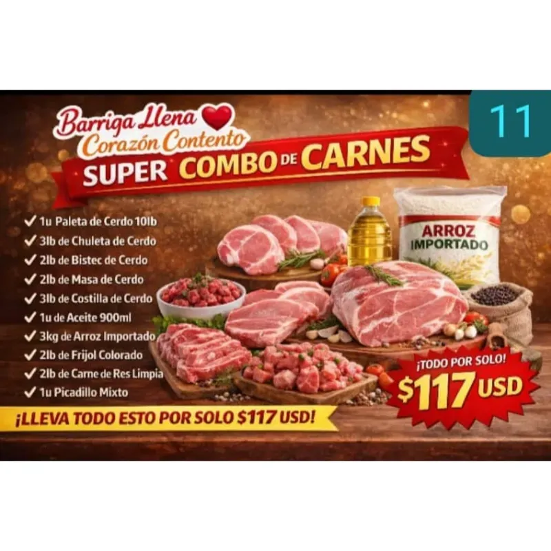 Combo #11(Banquete del Hogar)