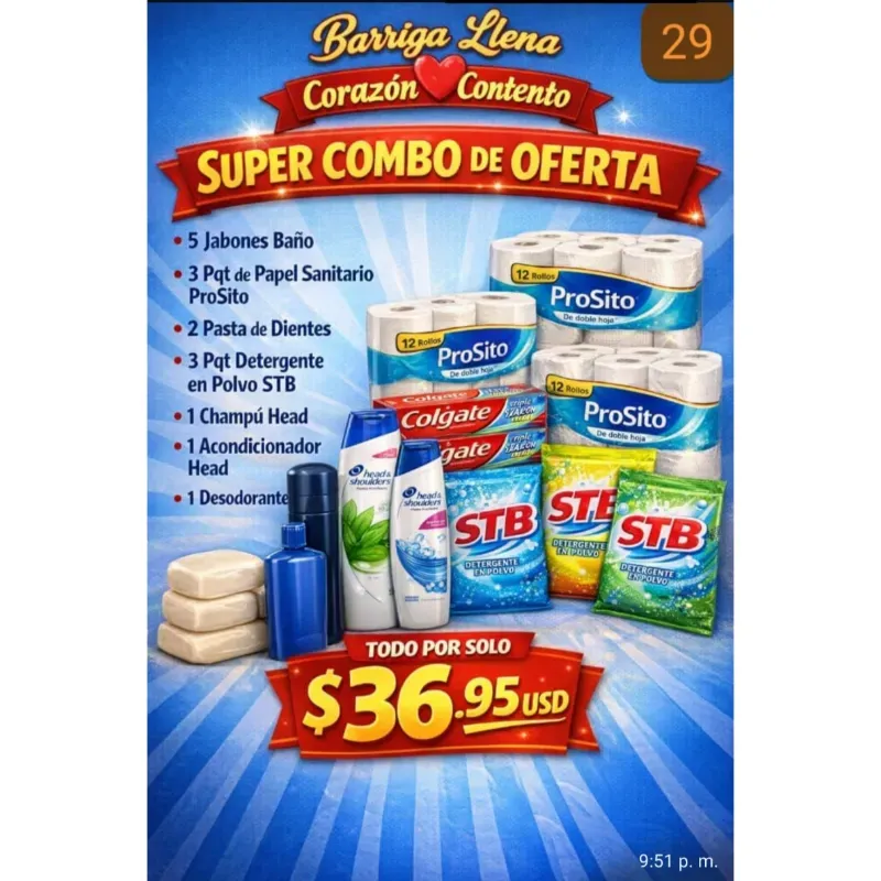 Combo #29(Esenciales de Casa)