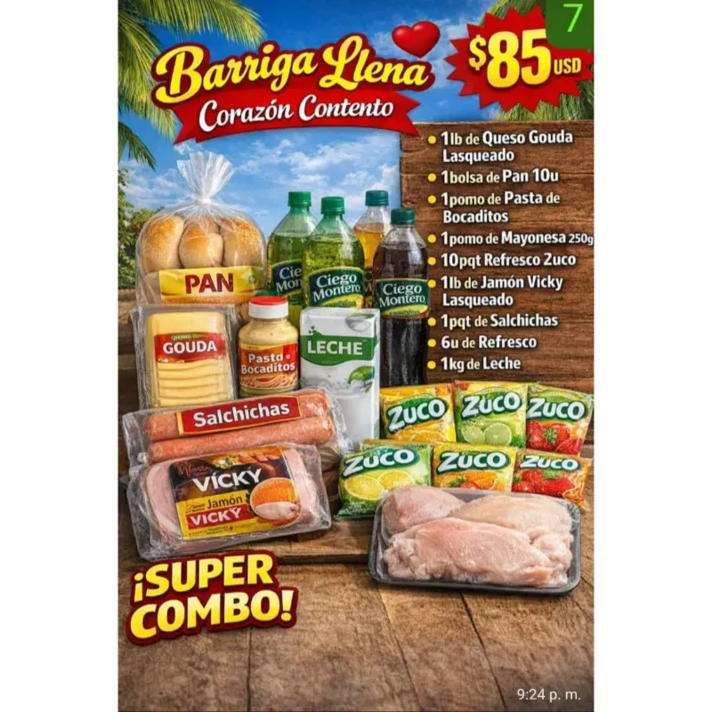 Combo #7(Desayuno del Mañanero)